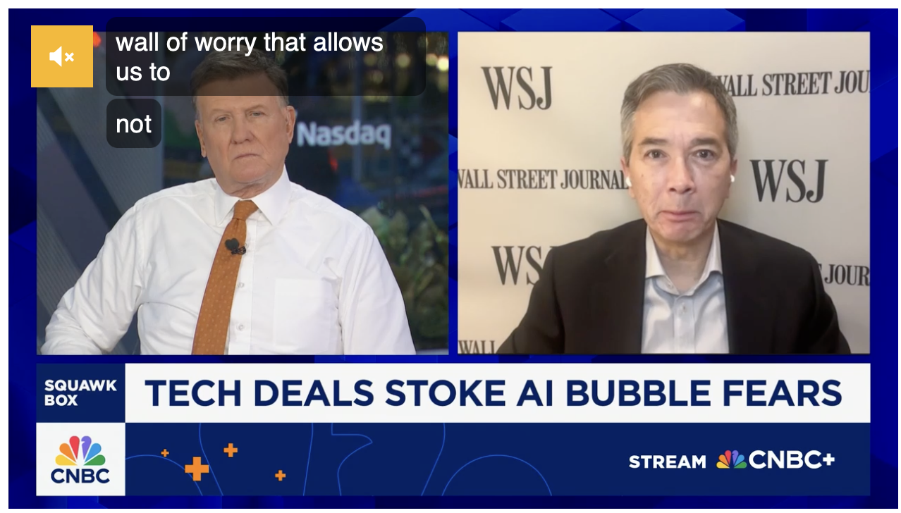 《华尔街日报》副经济编辑兼首席经济评论员发表AI泡沫恐慌观点