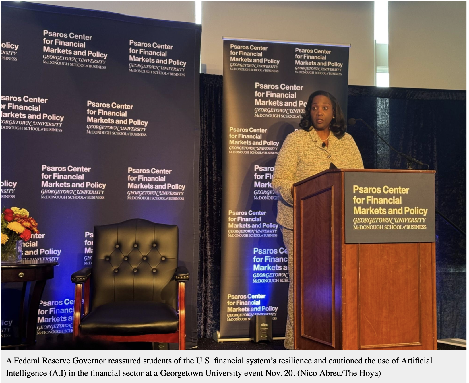 美联储理事肯定市场稳定并警告在交易中使用AI