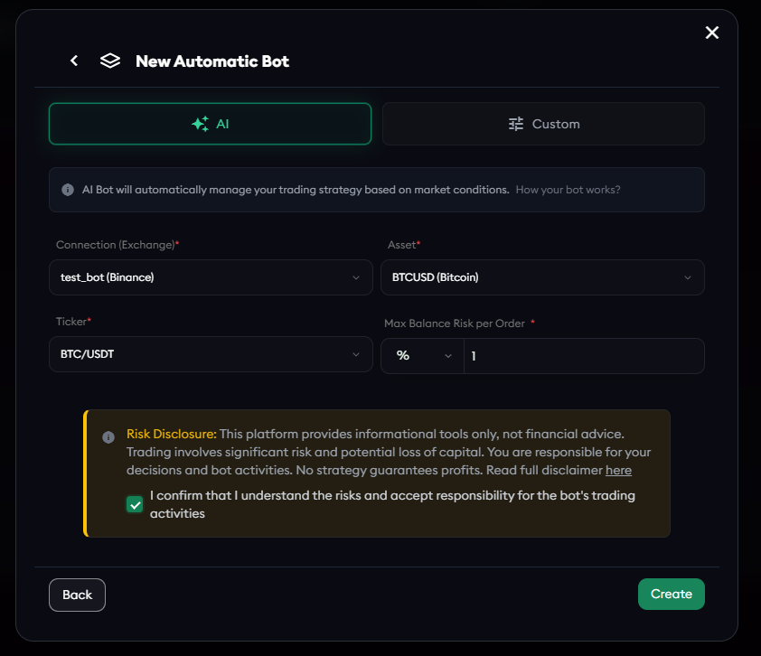 AI 交易平台 TradesAI 实盘记录，不需要任何代码轻松上手操作。